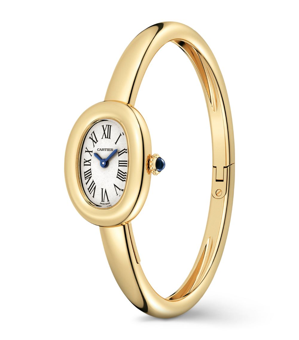 Cartier Cartier Mini Yellow Gold Baignoire Watch 18.7Mm (Size 15)