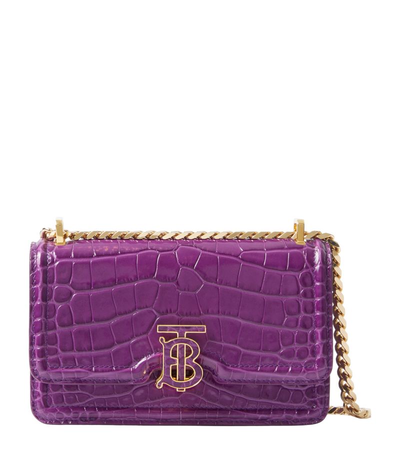 Burberry Burberry Croc-Detail Tb Cross-Body Bag