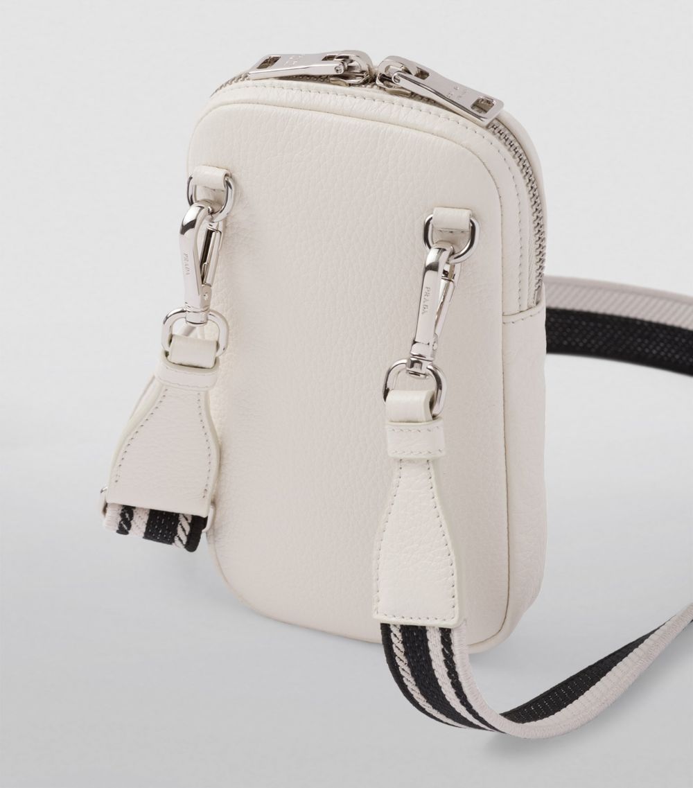 Prada Prada Mini Leather Cross-Body Bag