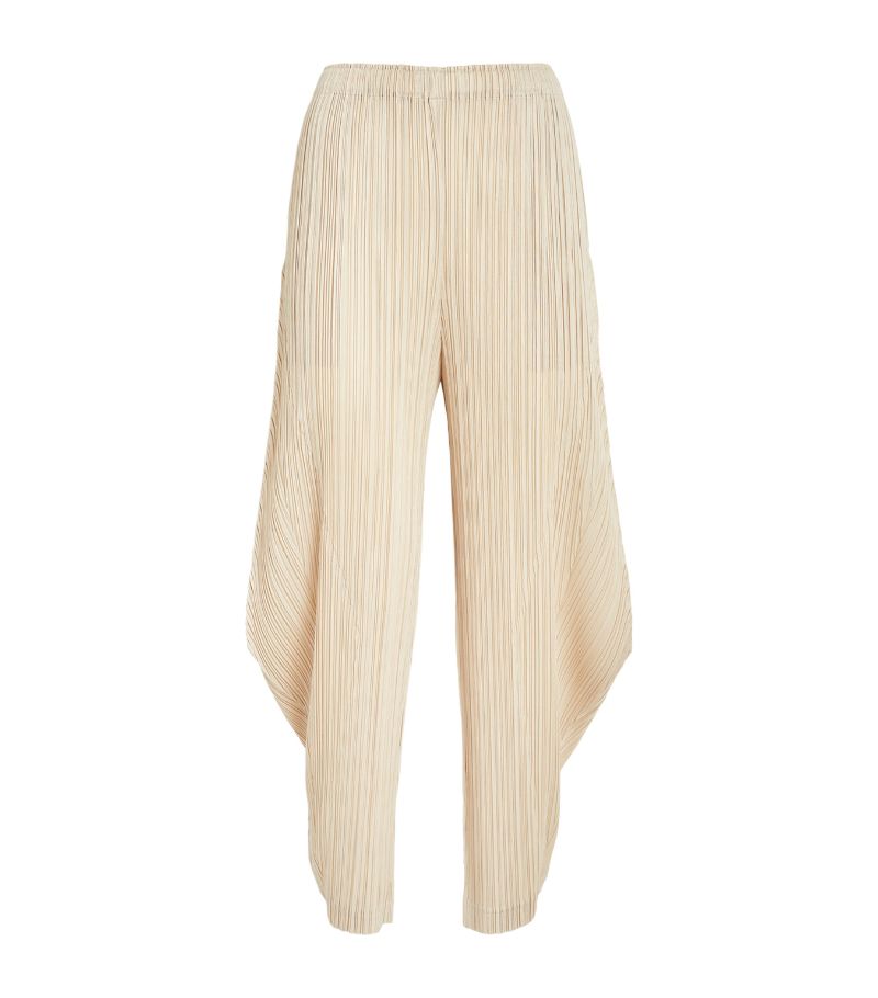 Pleats Please Issey Miyake Pleats Please Issey Miyake Pleated Tapered Trousers