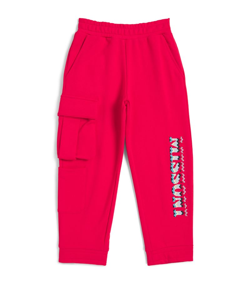 Missoni Kids Missoni Kids Cotton Logo Sweatpants (12-14 Years)