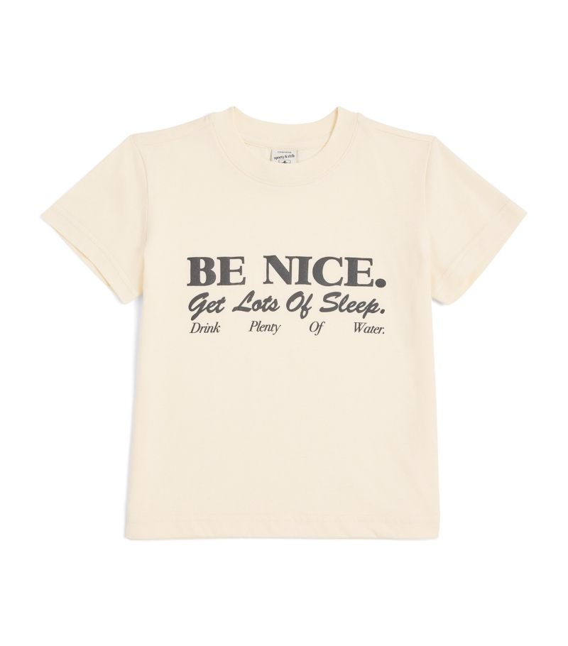 Sporty & Rich Kids Sporty & Rich Kids Cotton Be Nice T-Shirt (2-12 Years)