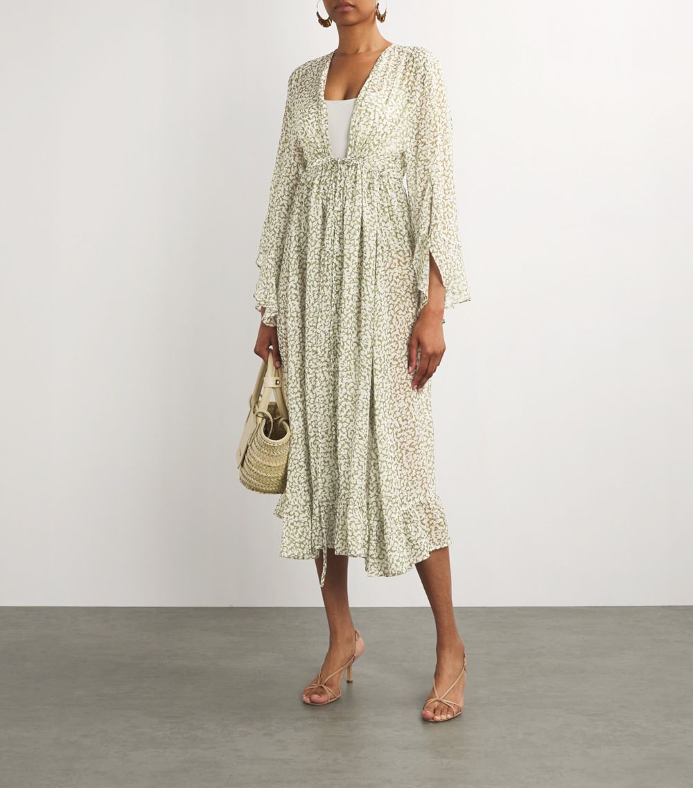 Evarae Evarae Floral Arna Midi Kaftan