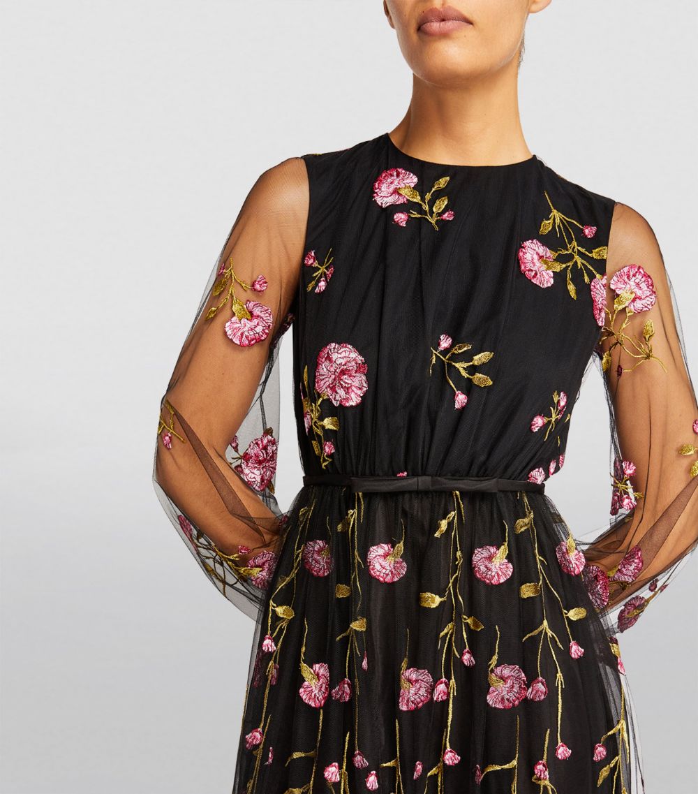 Giambattista Valli Giambattista Valli Sheer Floral Maxi Dress