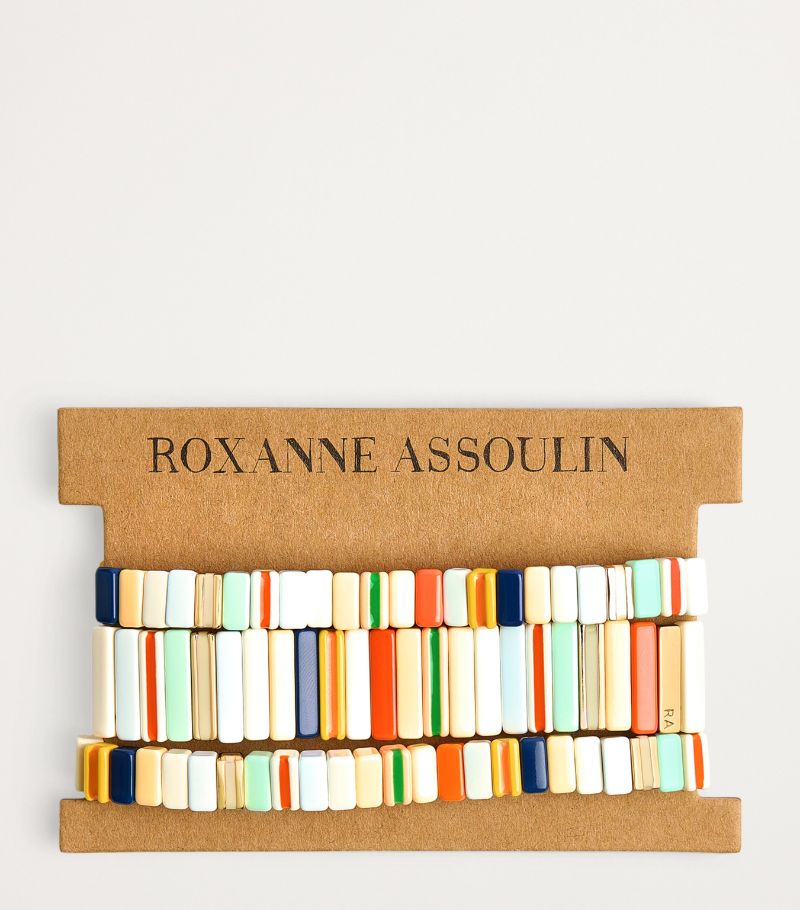  Roxanne Assoulin Set Of 3 Golden Hour Bracelets