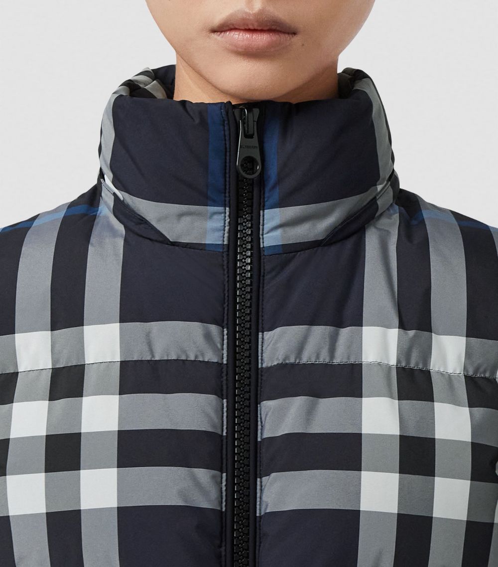 Burberry Burberry Detachable-Hood Check-Print Jacket