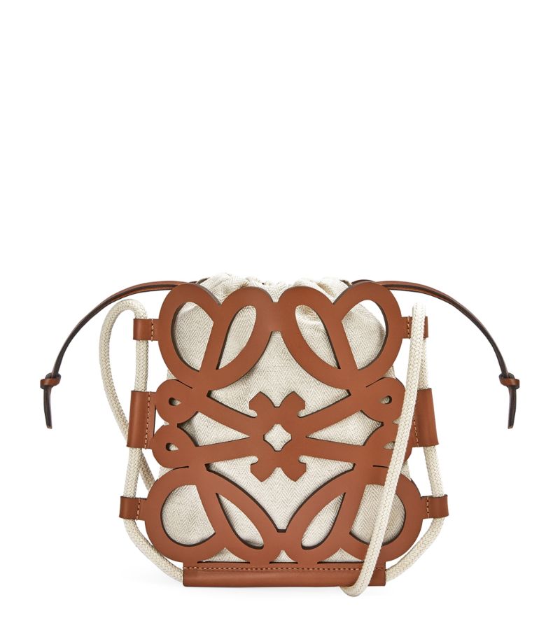 Loewe LOEWE x Paula's Ibiza Leather Anagram Cross-Body Bag