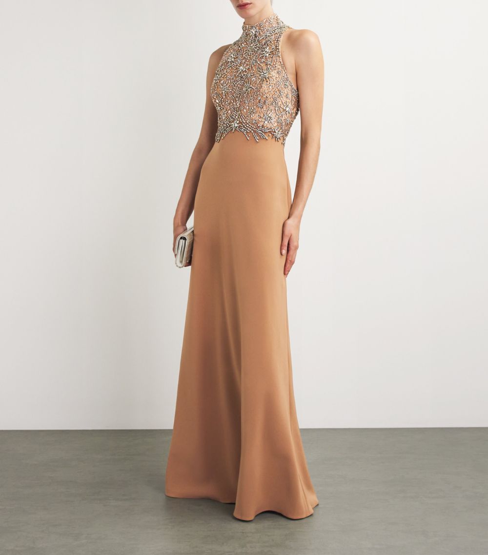 Jenny Packham Jenny Packham Embellished Orion Gown