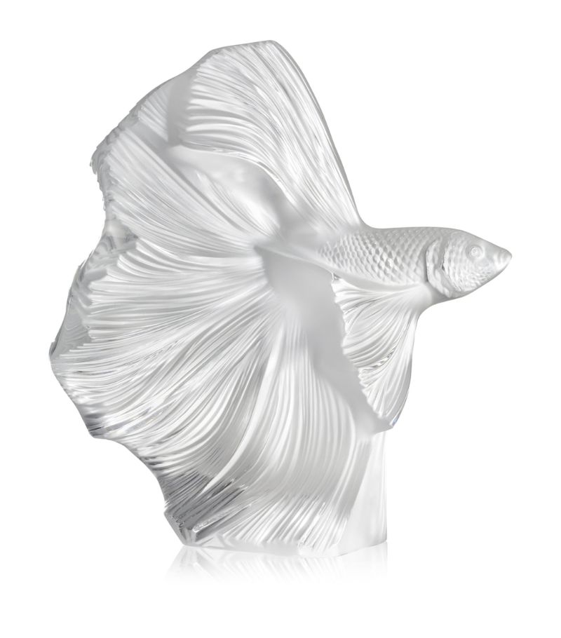 Lalique Lalique Large Fighting Fish Sculpture