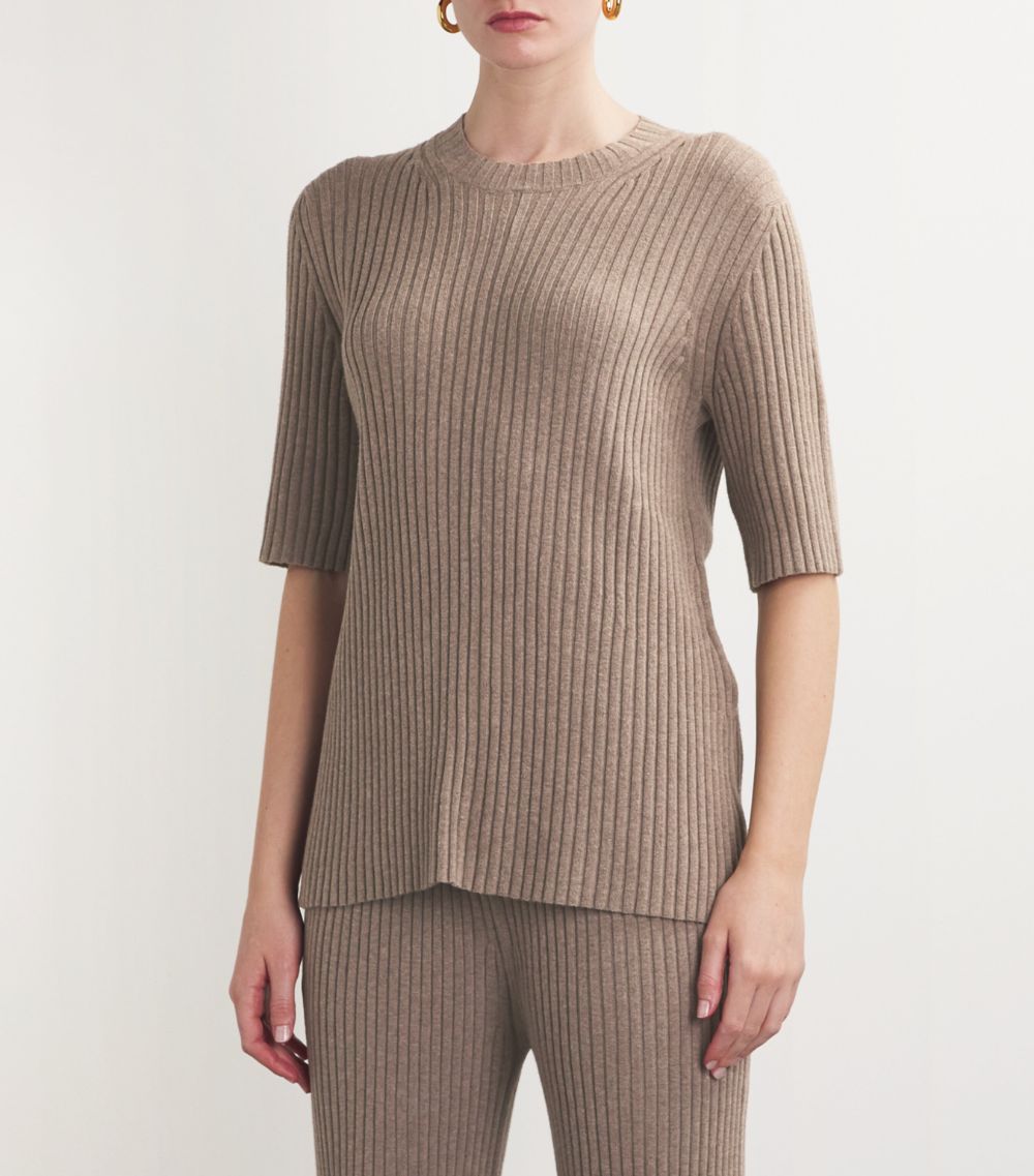 Lauren Manoogian Lauren Manoogian Knitted Column T-Shirt