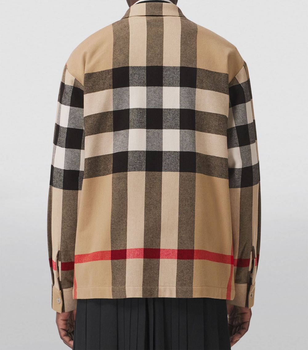 Burberry Burberry Check Zip Shirt