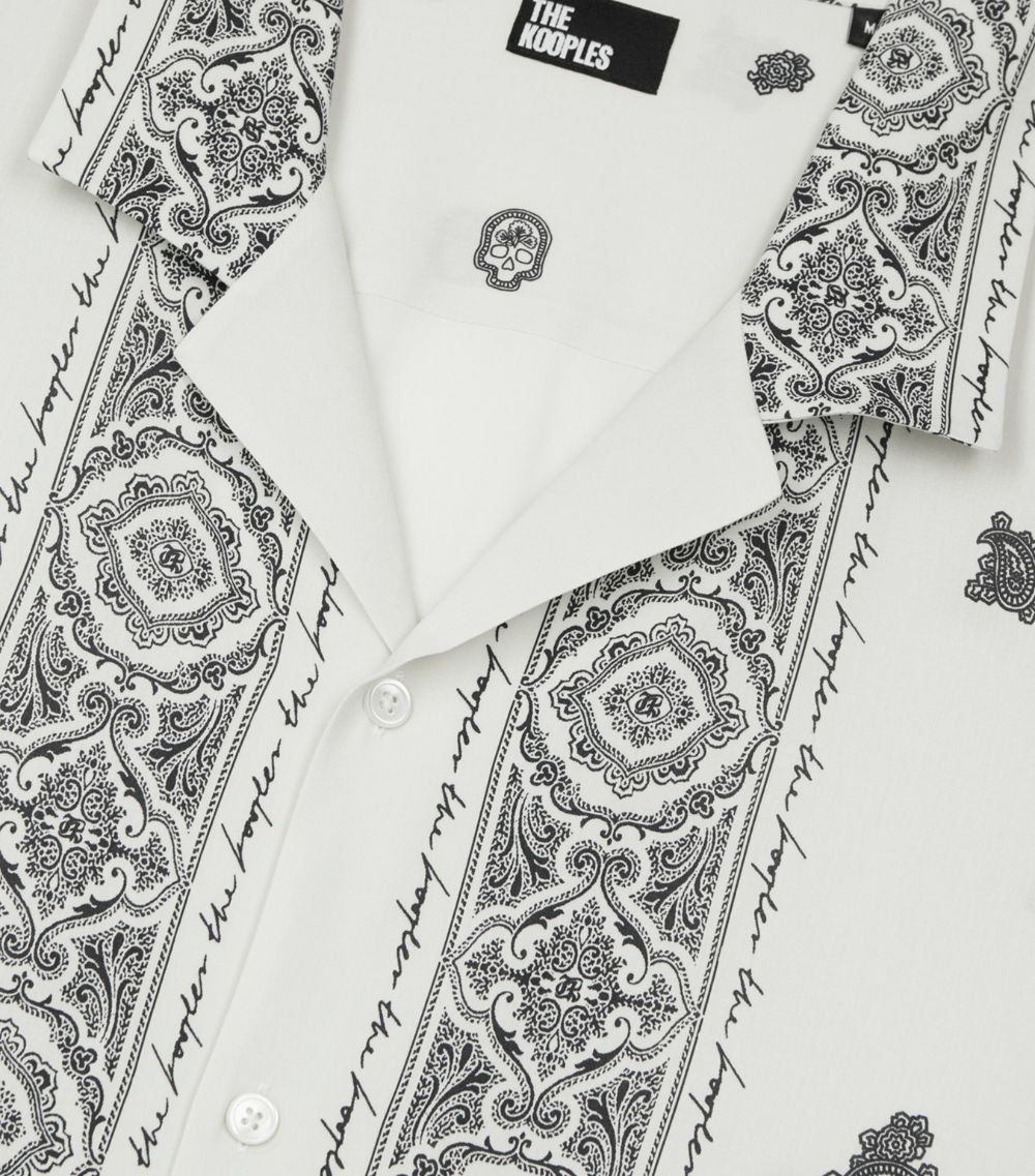 The Kooples The Kooples Paisley Short-Sleeve Shirt