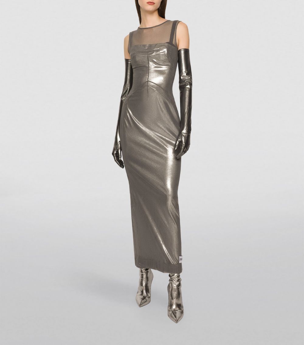 Dolce & Gabbana Dolce & Gabbana KIM DOLCE & GABBANA Metallic Maxi Dress