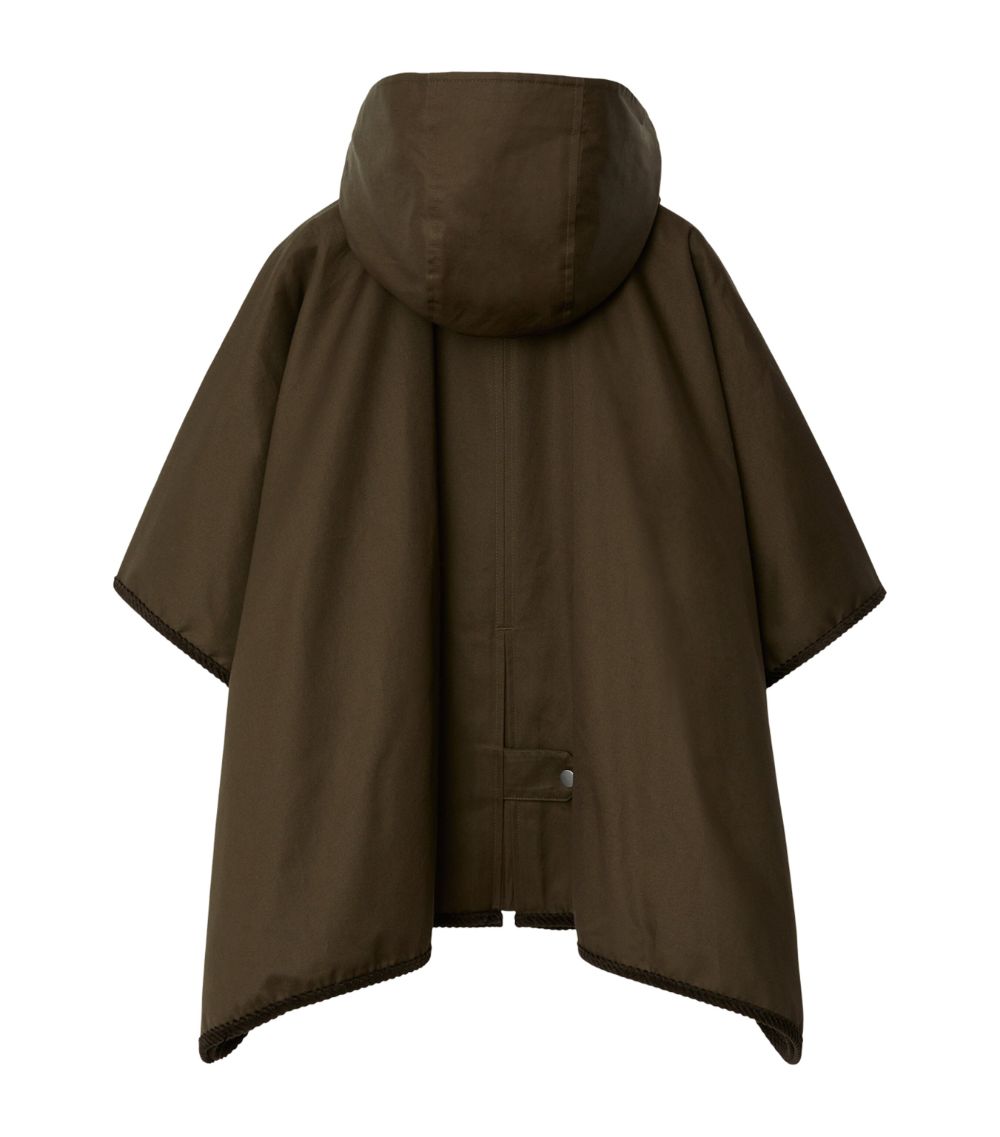 Burberry Burberry Kids Garbardine Hooded Cape