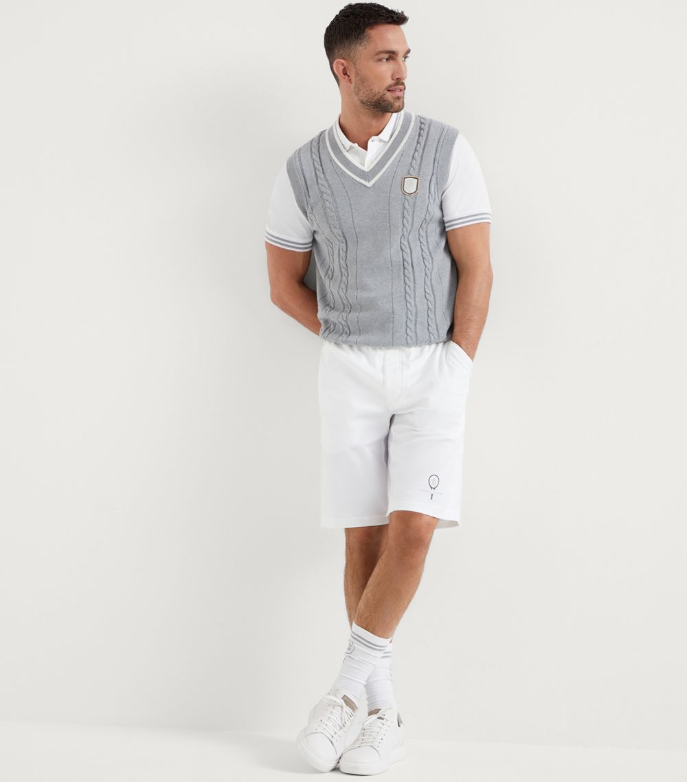 Brunello Cucinelli Brunello Cucinelli Cotton Tennis Polo Shirt