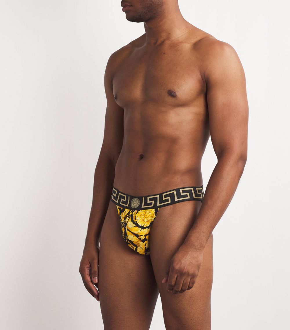 Versace Versace Barocco Jock Strap Briefs