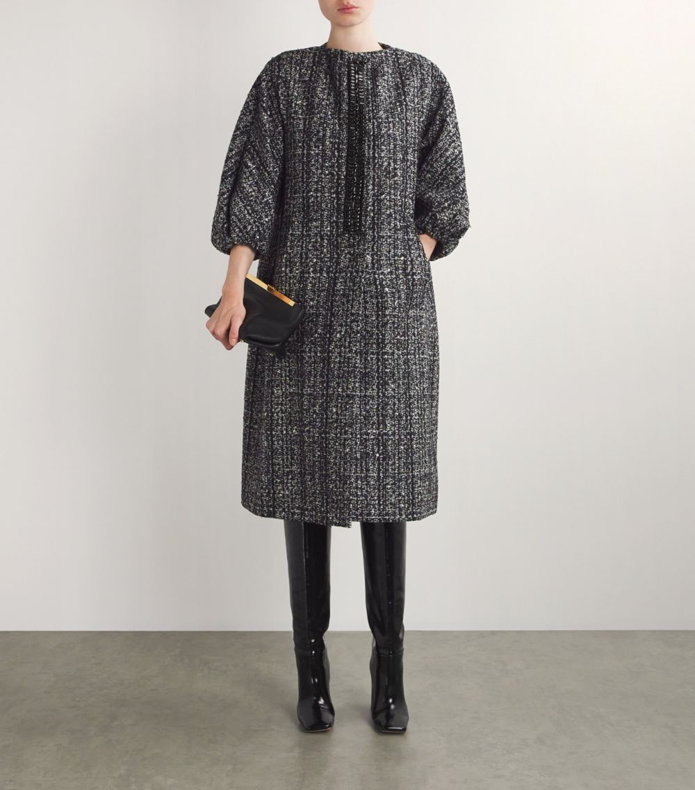 Max Mara Max Mara Wool-Blend Embellished Coat