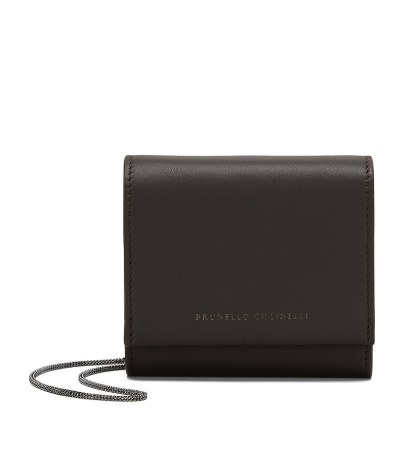 Brunello Cucinelli Brunello Cucinelli Leather Chain Wallet