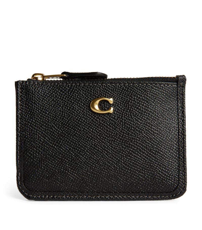 Coach Coach Mini Leather Id Card Holder