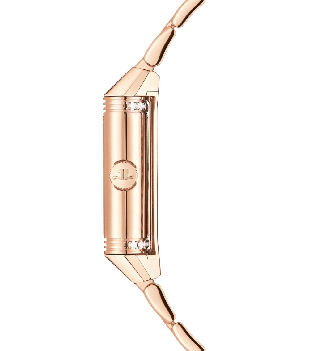 Jaeger-Lecoultre Jaeger-Lecoultre Small Rose Gold And Diamond Reverso Classic Duetto Watch 21Mm