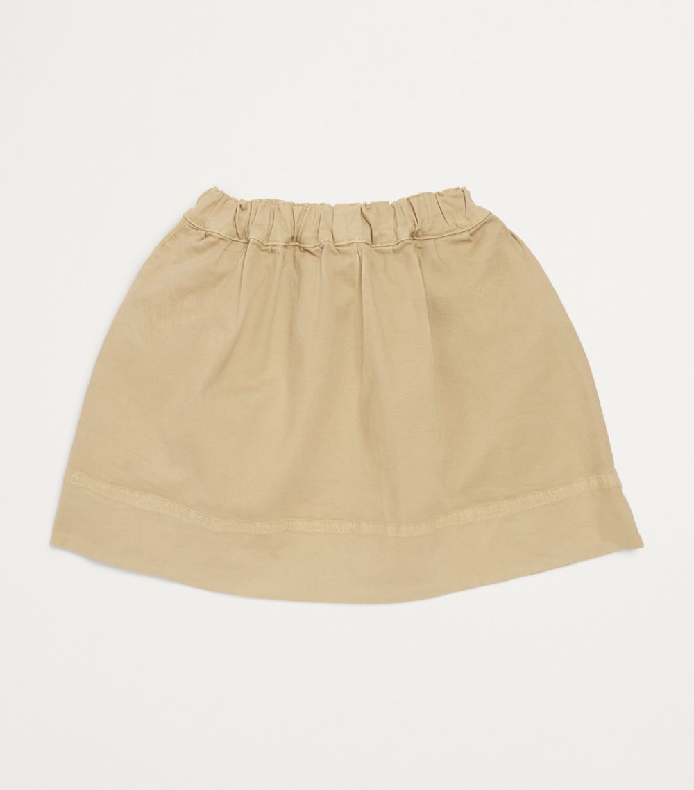 Il Gufo Il Gufo Stretch-Cotton Bermuda Skirt (3-14 Years)