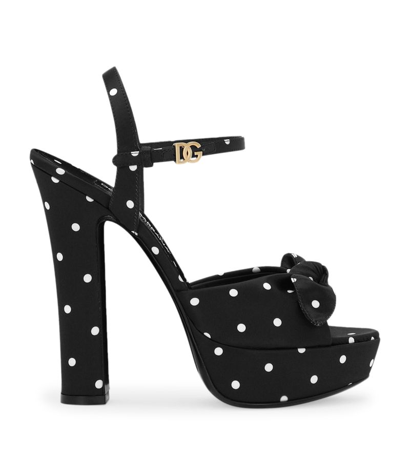 Dolce & Gabbana Dolce & Gabbana Polka-Dot Sandals