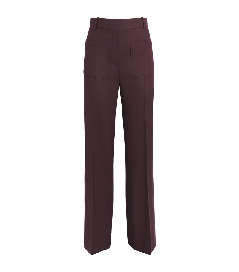 Victoria Beckham Victoria Beckham Wool-Blend Alina Trousers