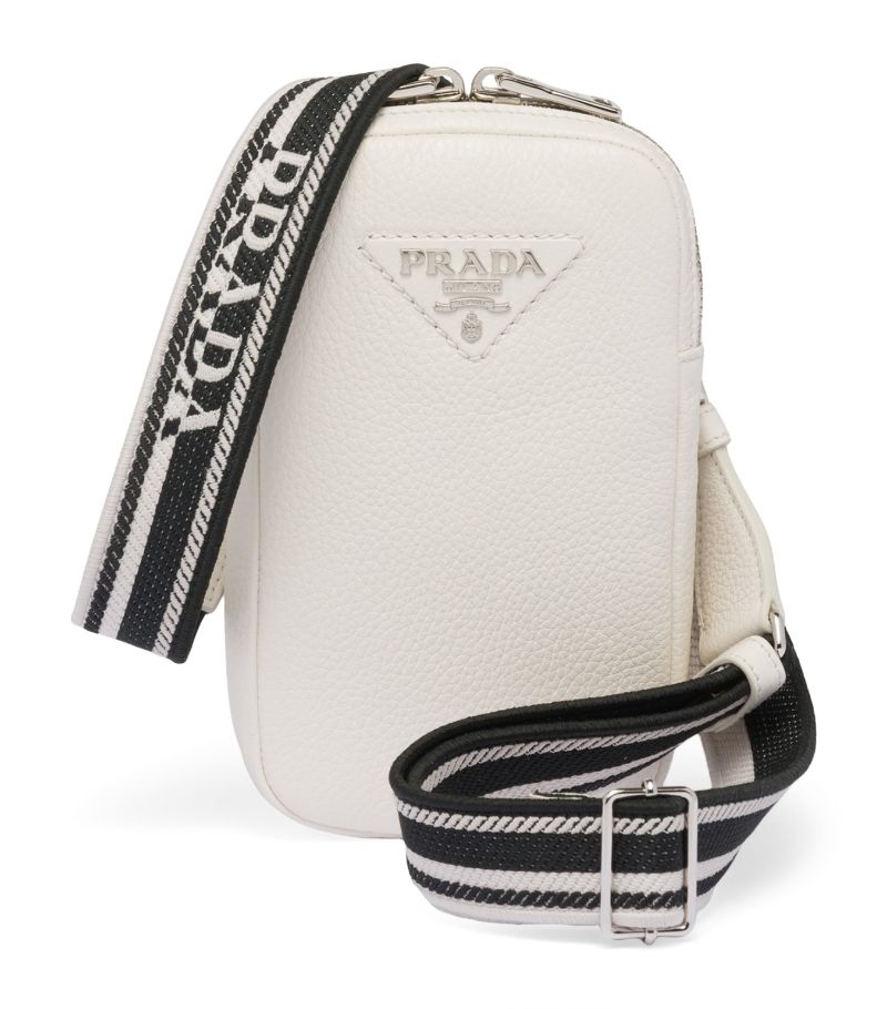 Prada Prada Mini Leather Cross-Body Bag