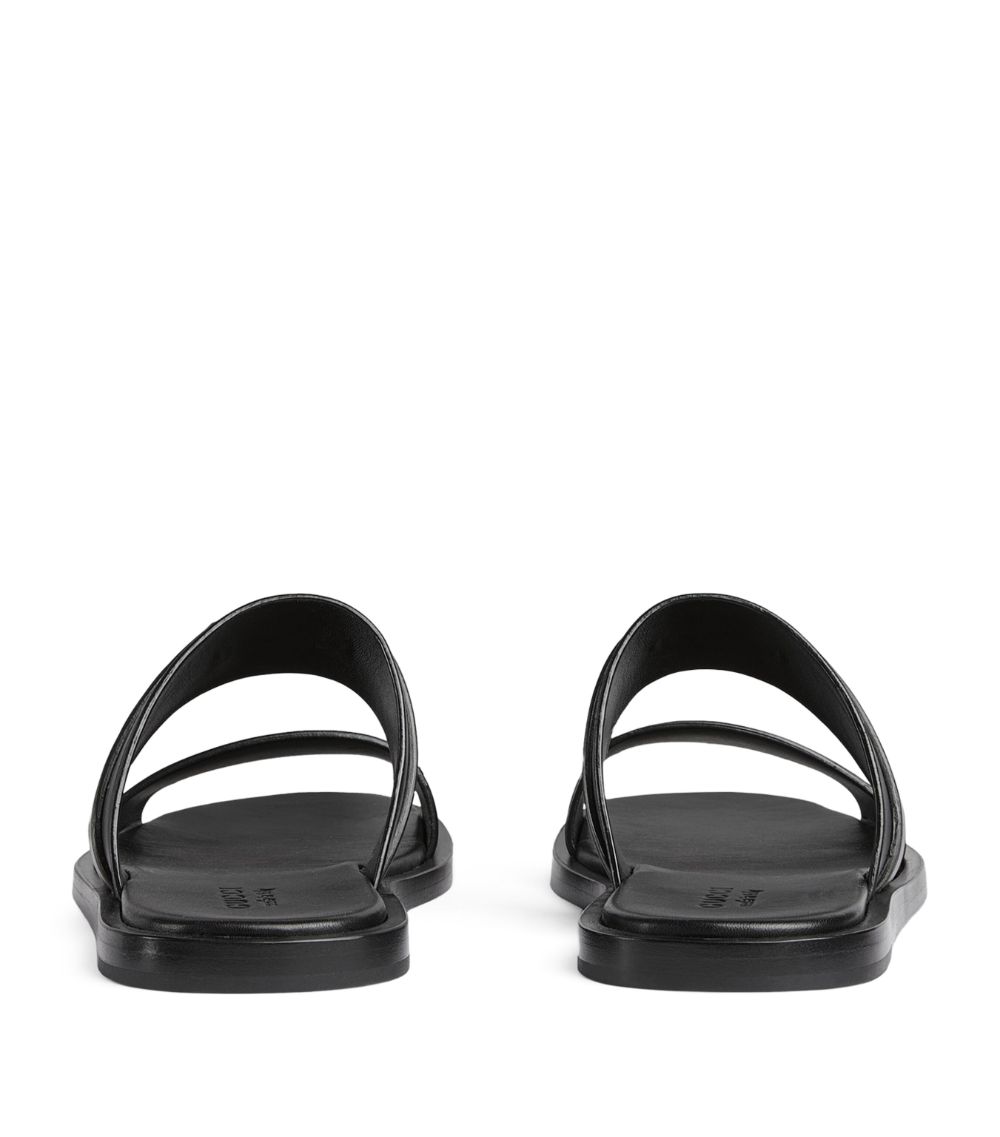 Gucci Gucci Leather Interlocking G Sandals