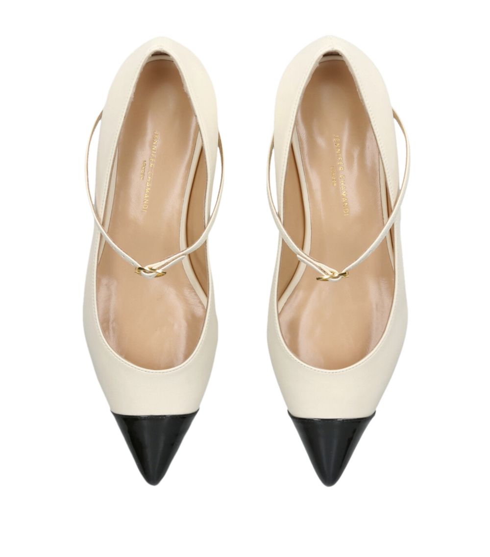 Jennifer Chamandi Jennifer Chamandi Leather Lorenzo Ballet Flats