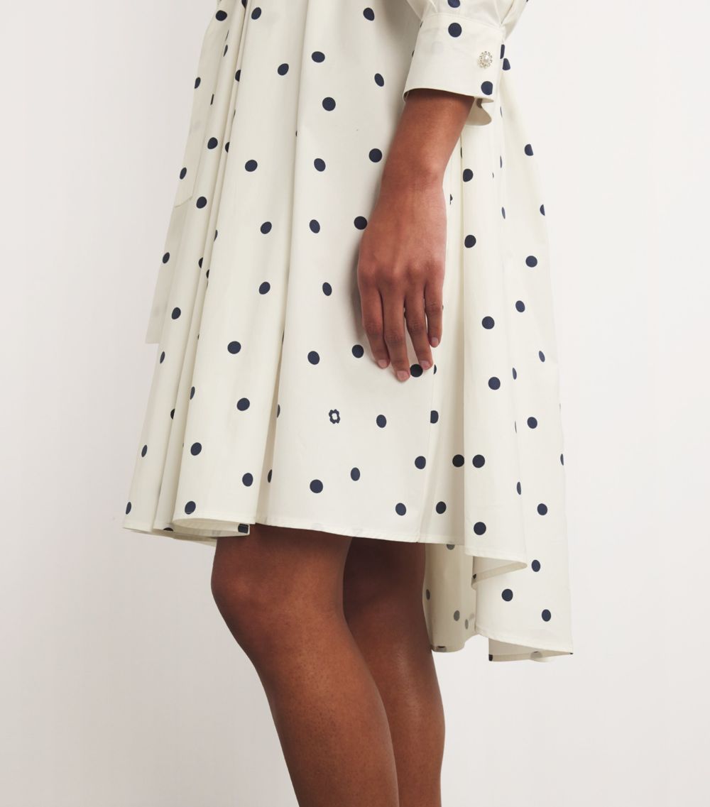  Maje Polka-Dot Mini Dress