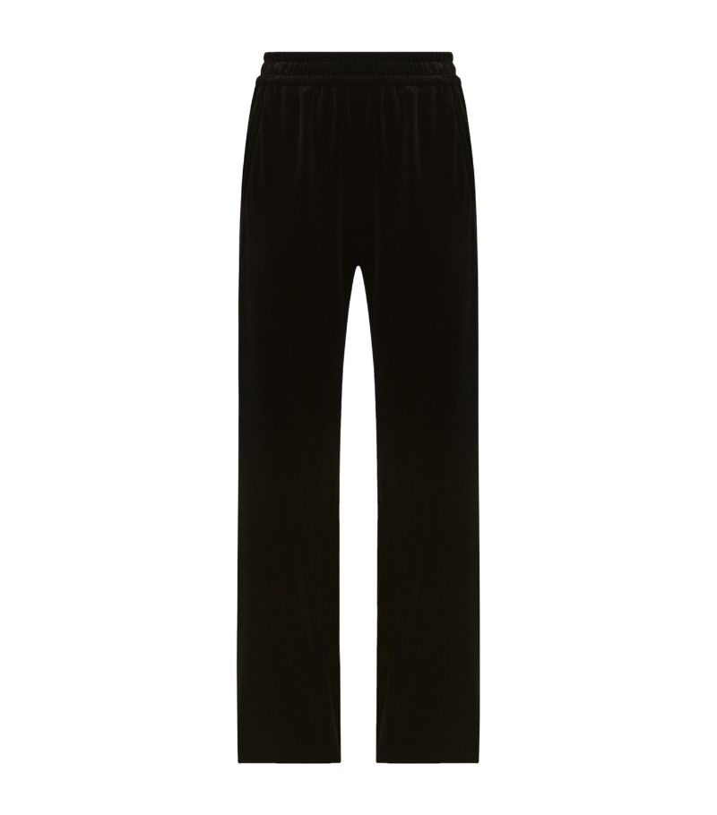 Dolce & Gabbana Dolce & Gabbana Velour Flared Trousers