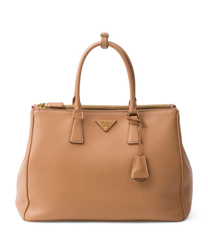 Prada Prada Large Leather Galleria Top-Handle Bag