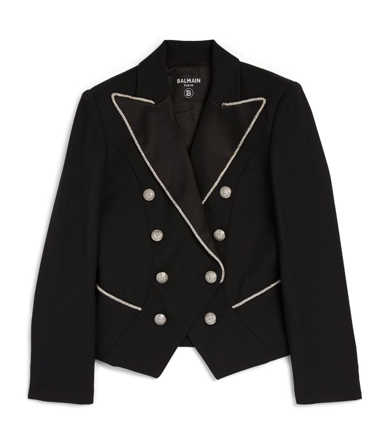 Balmain Balmain Kids Embellished-Trim Blazer (10-14 Years)