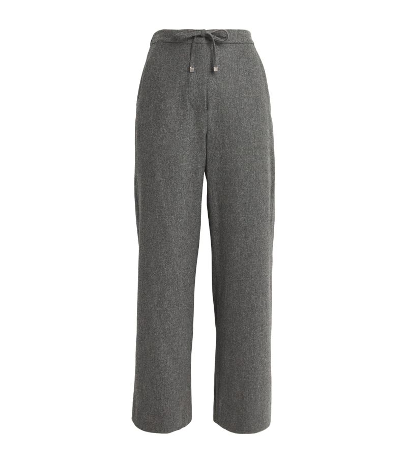 Max Mara Max Mara Stretch-Virgin Wool Cropped Trousers