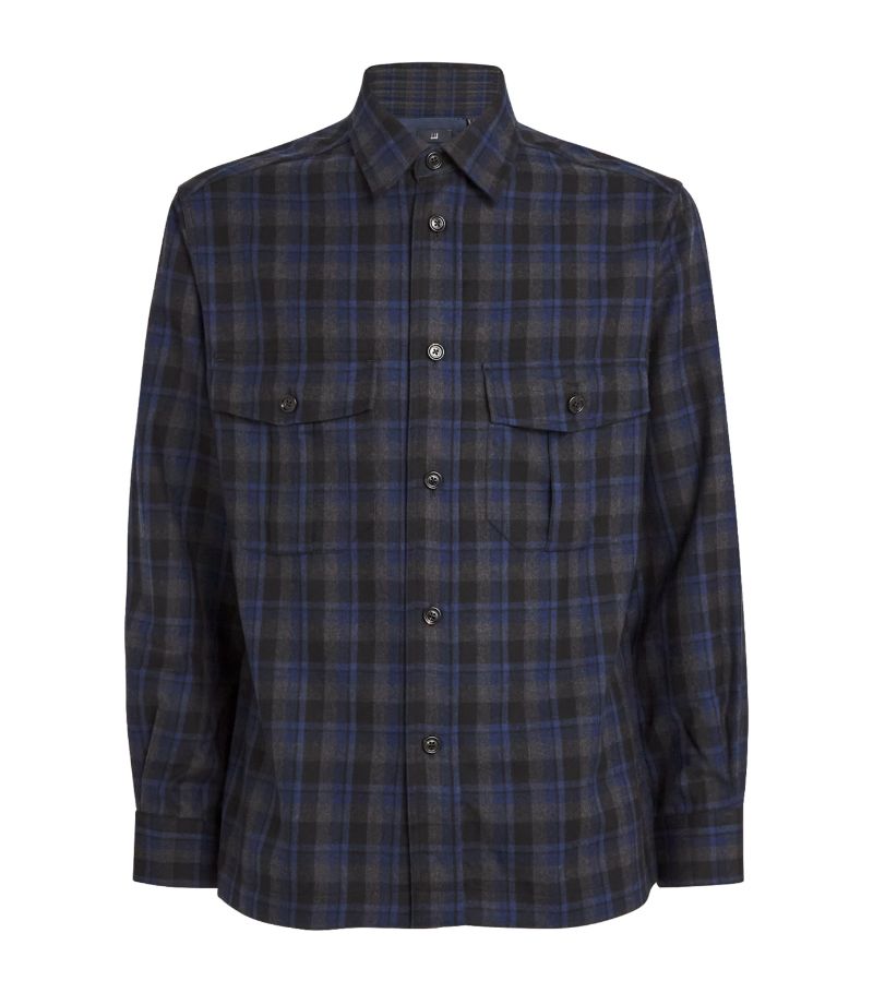 Dunhill Dunhill Wool-Cashmere Check Overshirt