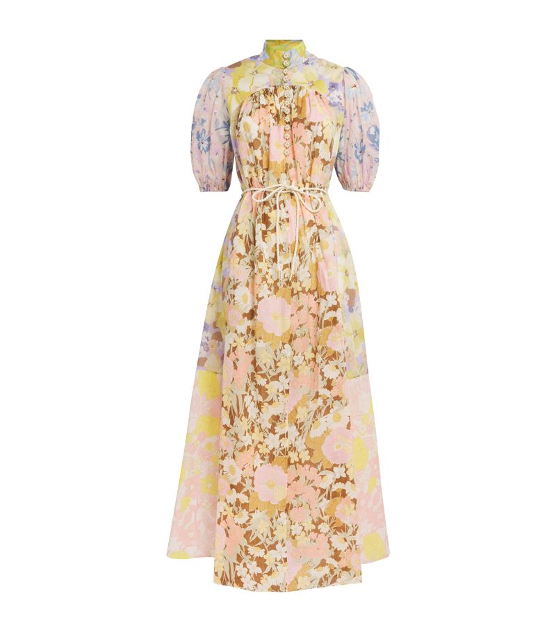 Zimmermann Zimmermann Floral High-Neck Maxi Dress