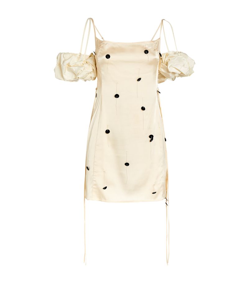 Jacquemus Jacquemus Embellished Chouchou Mini Dress