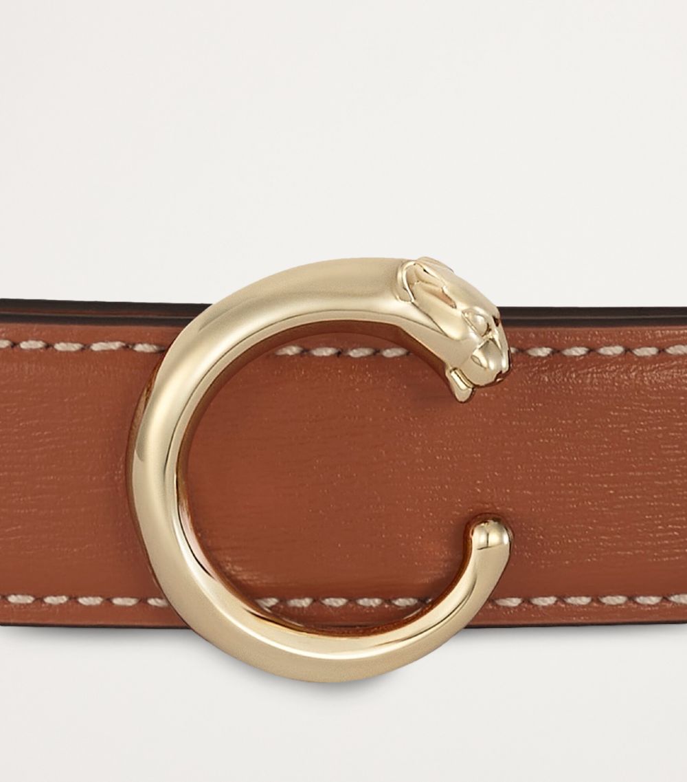 Cartier Cartier Small Leather Panthère De Cartier Belt