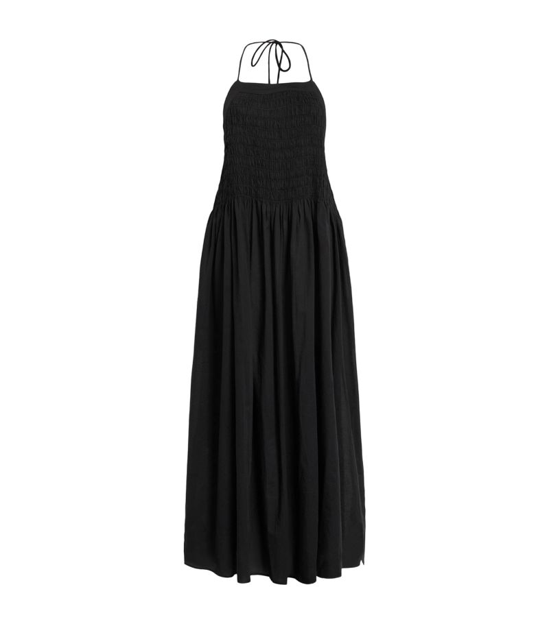 Allsaints Allsaints Cotton Halterneck Iris Dress