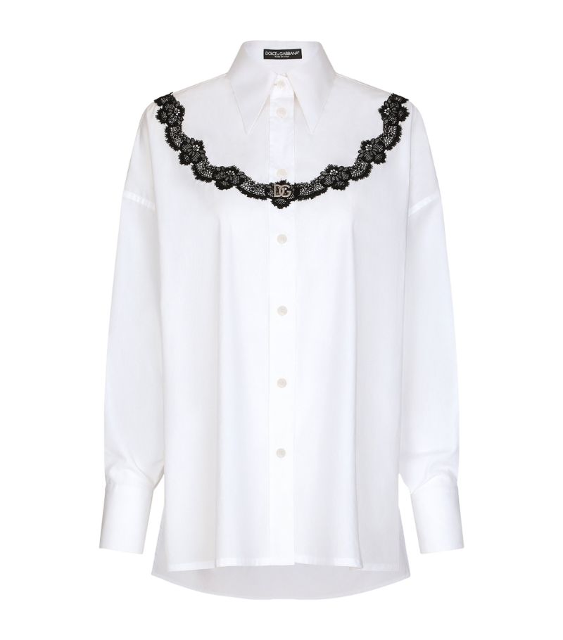 Dolce & Gabbana Dolce & Gabbana Lace-Detailed Shirt