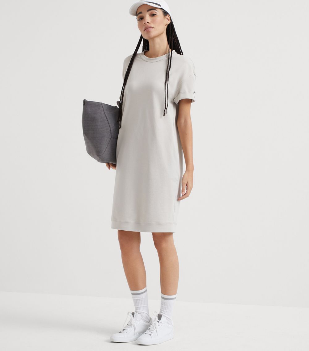 Brunello Cucinelli Brunello Cucinelli Stretch-Cotton French Terry Dress