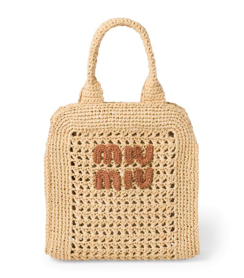 Miu Miu Miu Miu Crochet Tote Bag