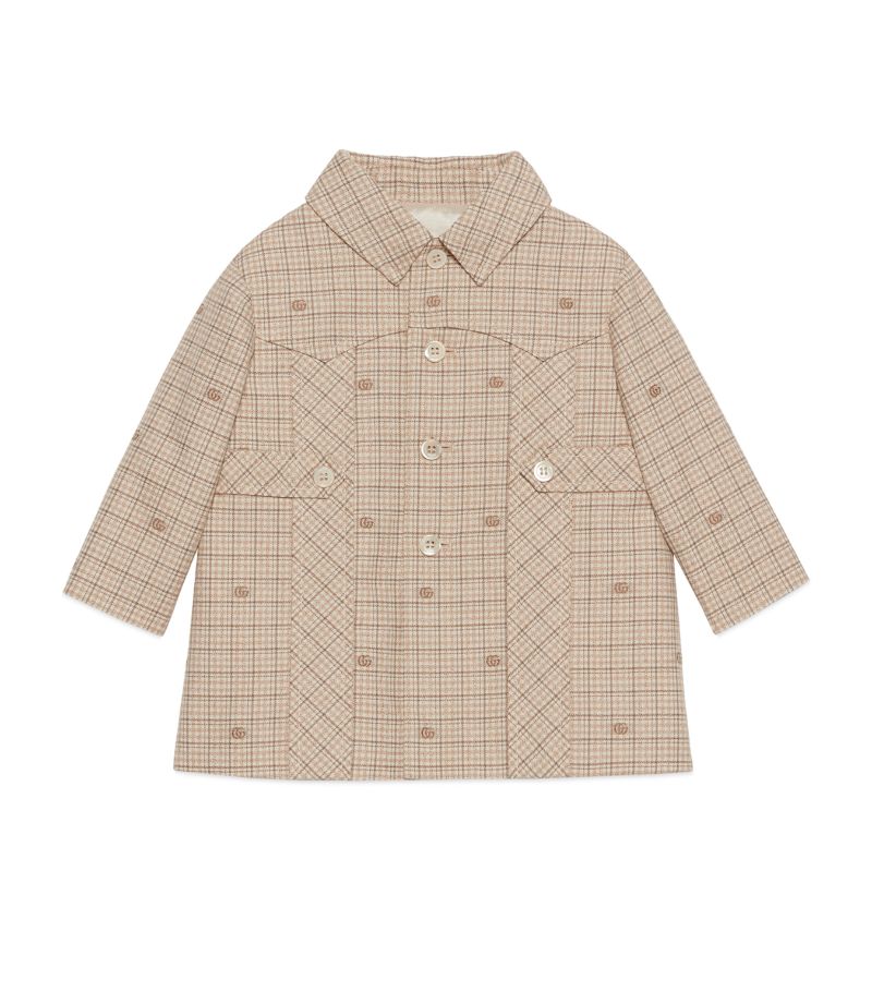 Gucci Gucci Kids Wool Check Jacket(6-36 Months)