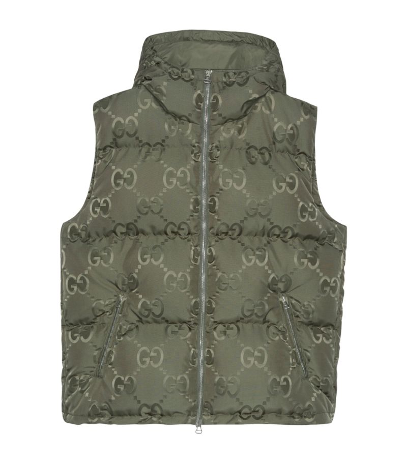 Gucci Gucci Down-Filled Jumbo Gg Gilet