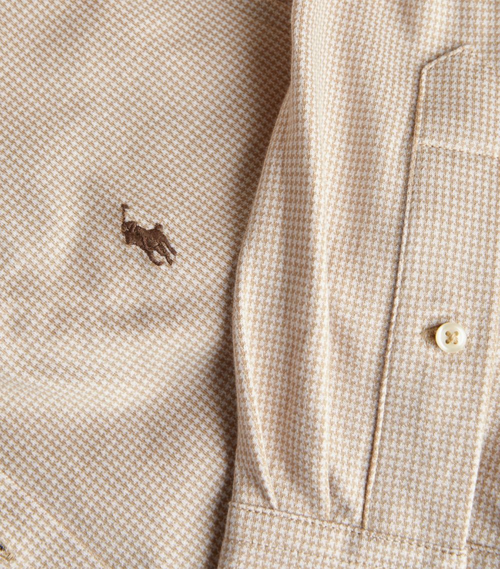 Polo Ralph Lauren Polo Ralph Lauren Cotton Houndstooth Print Shirt