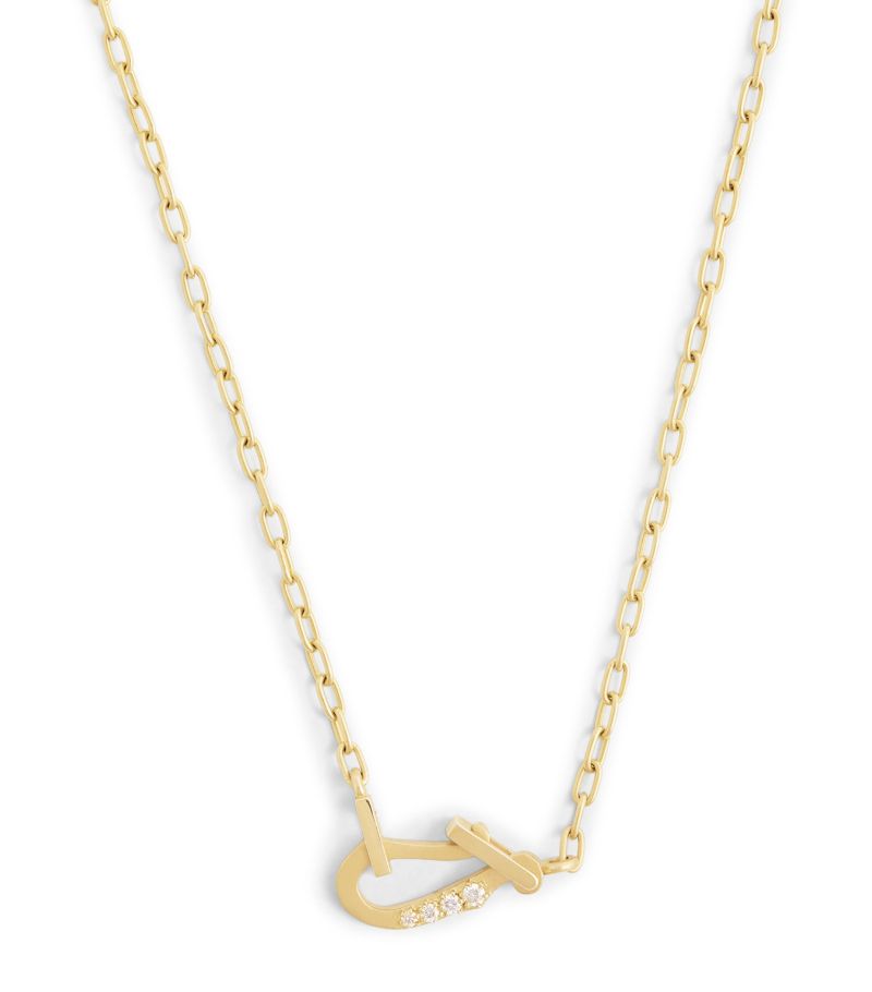 Jade Trau Jade Trau Mini Gold And Diamond Lola Necklace