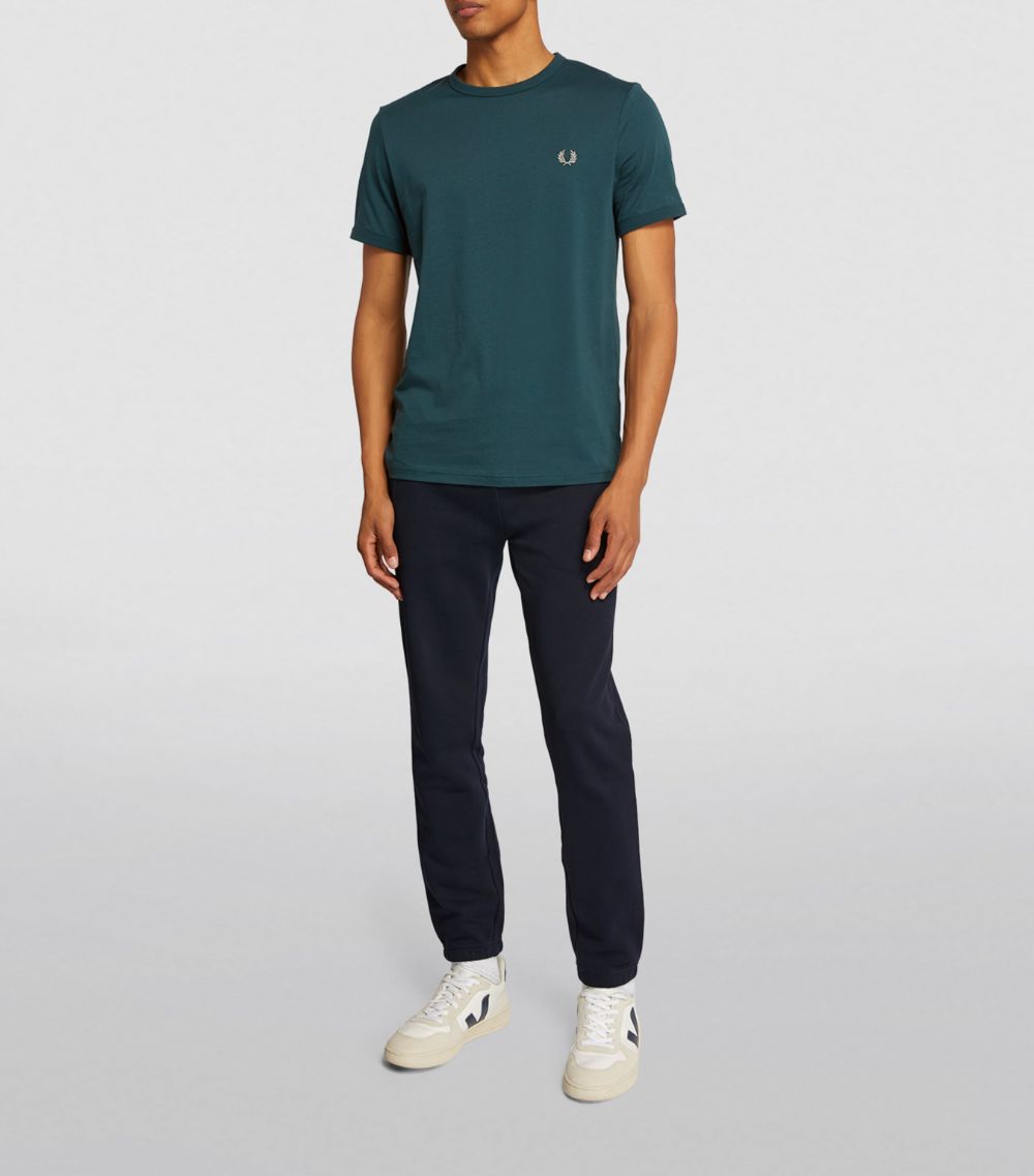 Fred Perry Fred Perry Logo-Embroidered Ringer T-Shirt