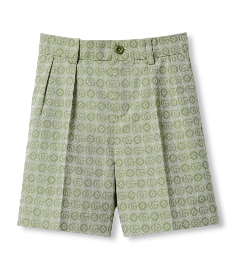 Gucci Gucci Kids Jacquard Double G Shorts (4-12 Years)