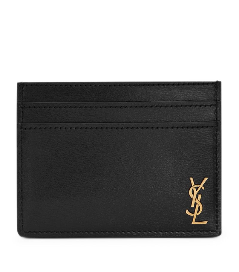 Saint Laurent Saint Laurent Leather Monogram Card Holder